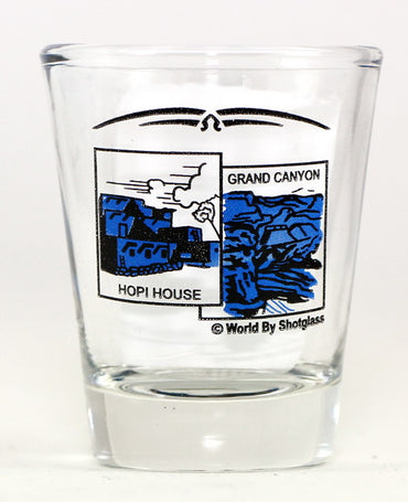 Arizona State Scenery Blue New Shot Glass
