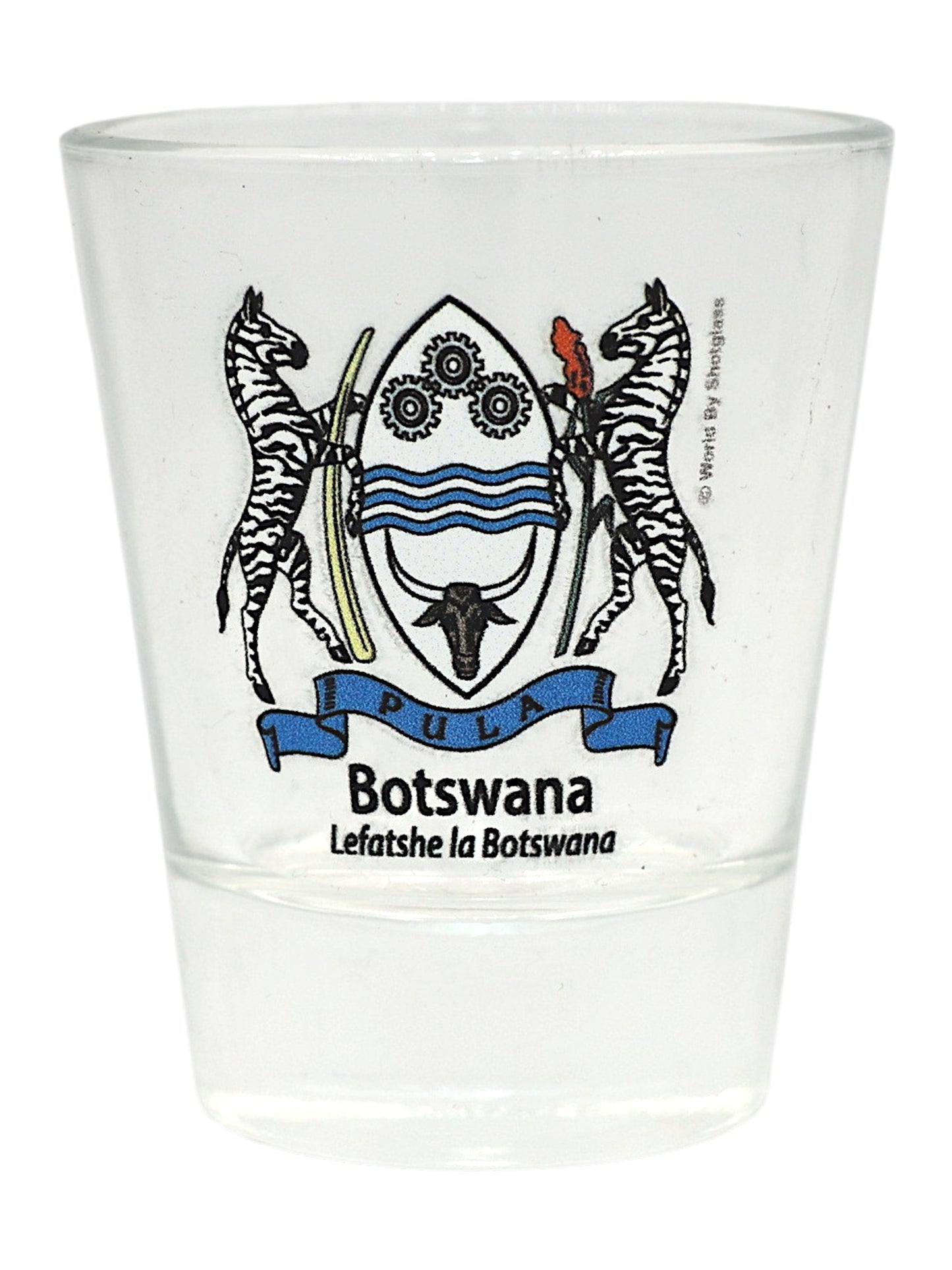 Botswana Coat Of Arms Shot Glass