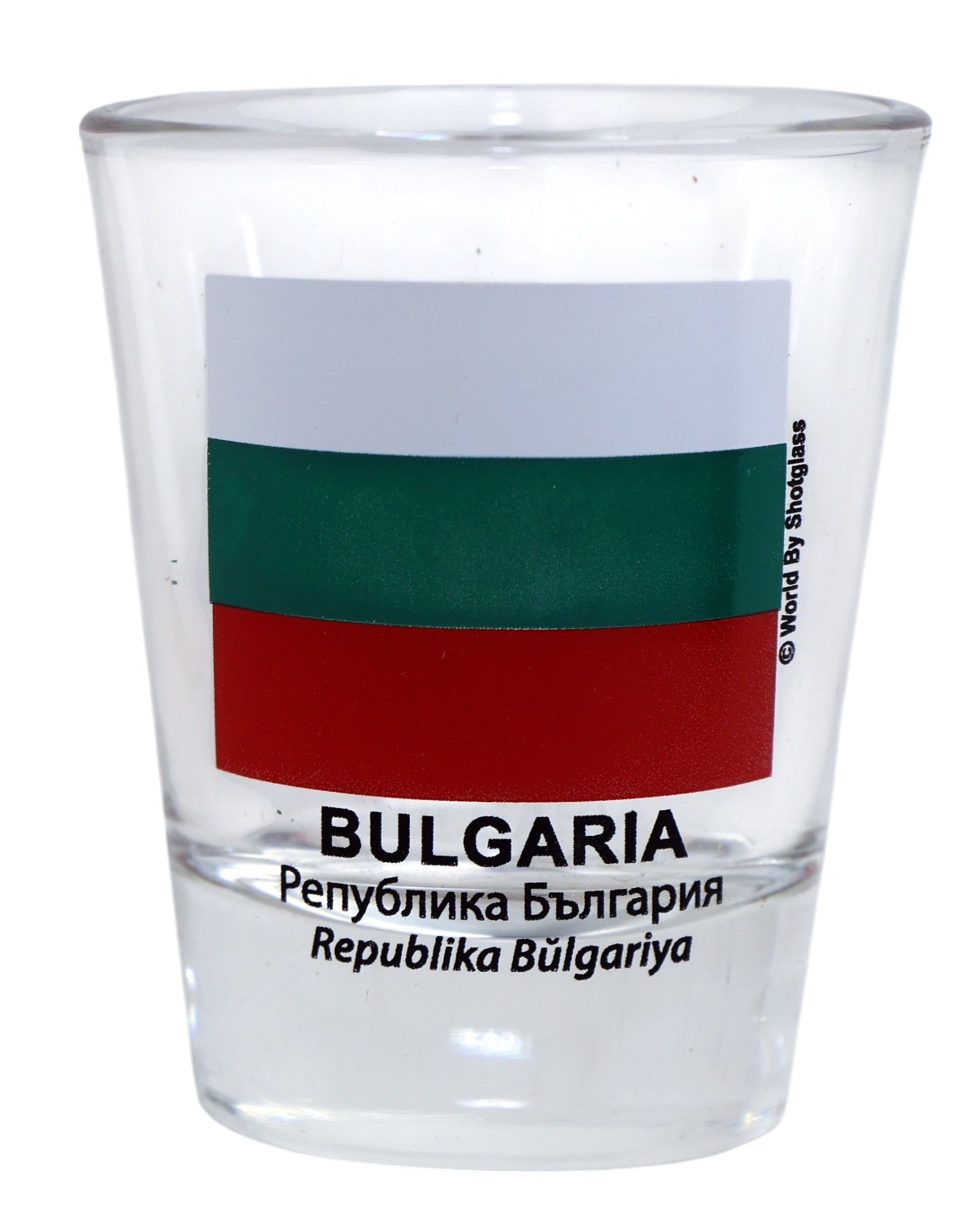 Bulgaria Flag Shot Glass