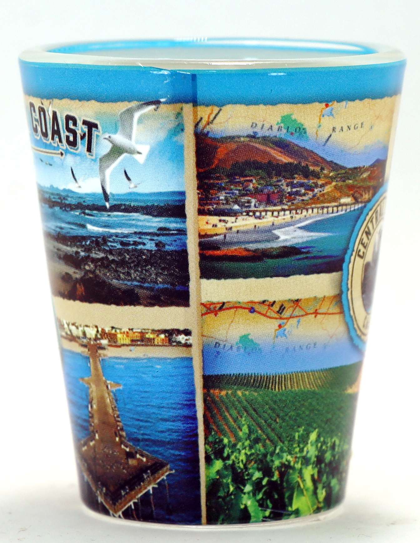 California Central Coast Scrapbook Shot Glass