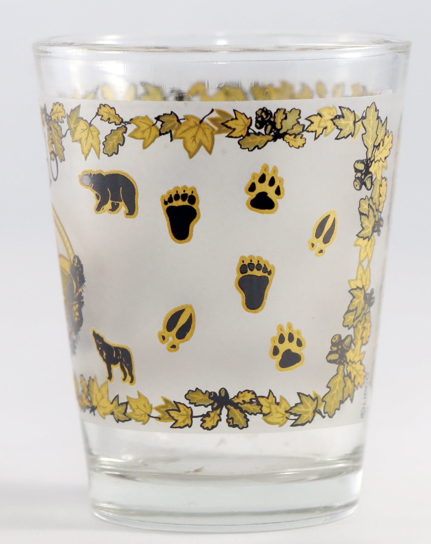 Colorado Wildlife w/ Gold and Black Shot Glass