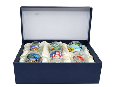 Florida United States USA Souvenir Boxed Shot Glass Set (Set of 6)