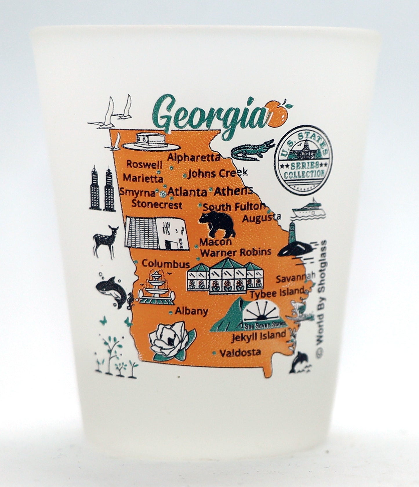 Georgia US State Series Collection Shot Glass