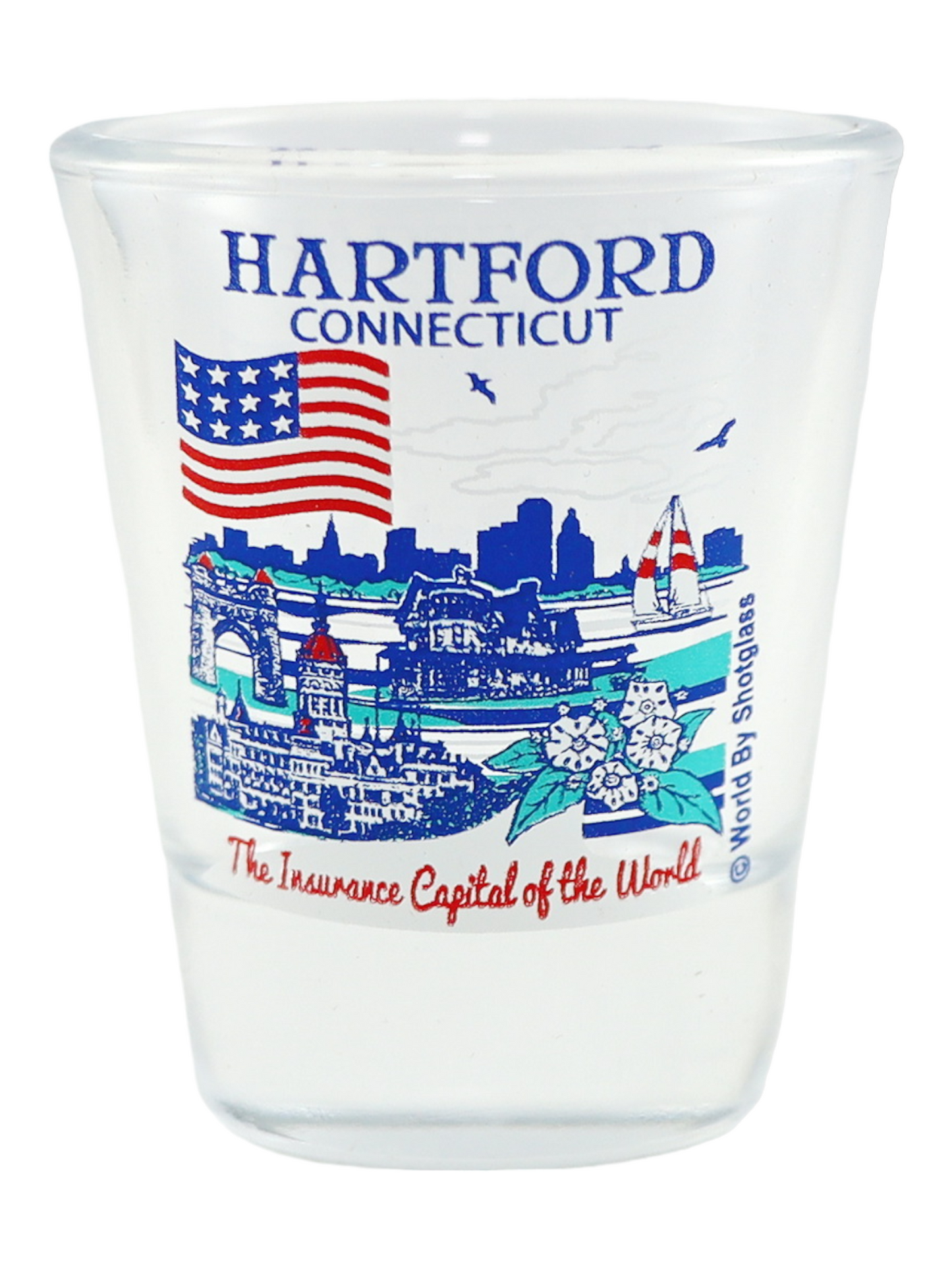 Hartford Connecticut Great American Cities Collection Shot Glass