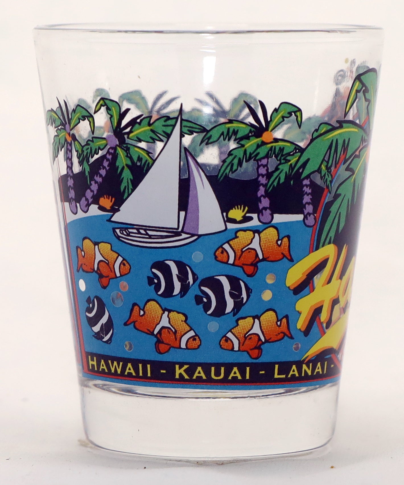 Hawaii 3 View Shot Glass
