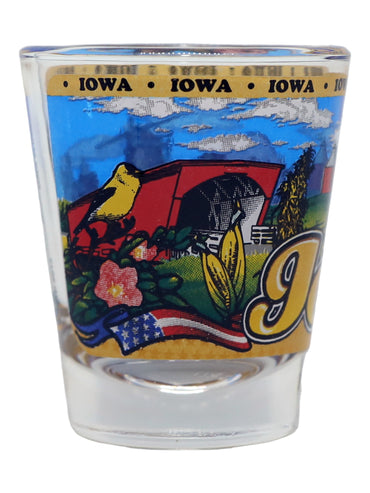 Iowa State Wraparound Shot Glass