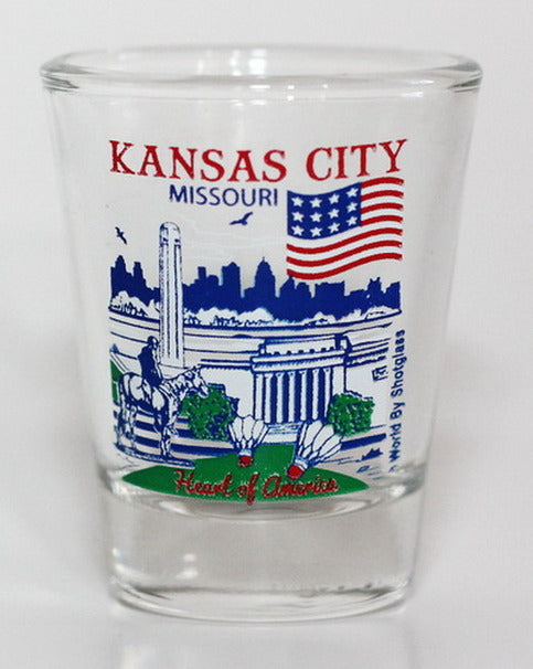 Kansas City Missouri Great American Cities Collection Shot Glass