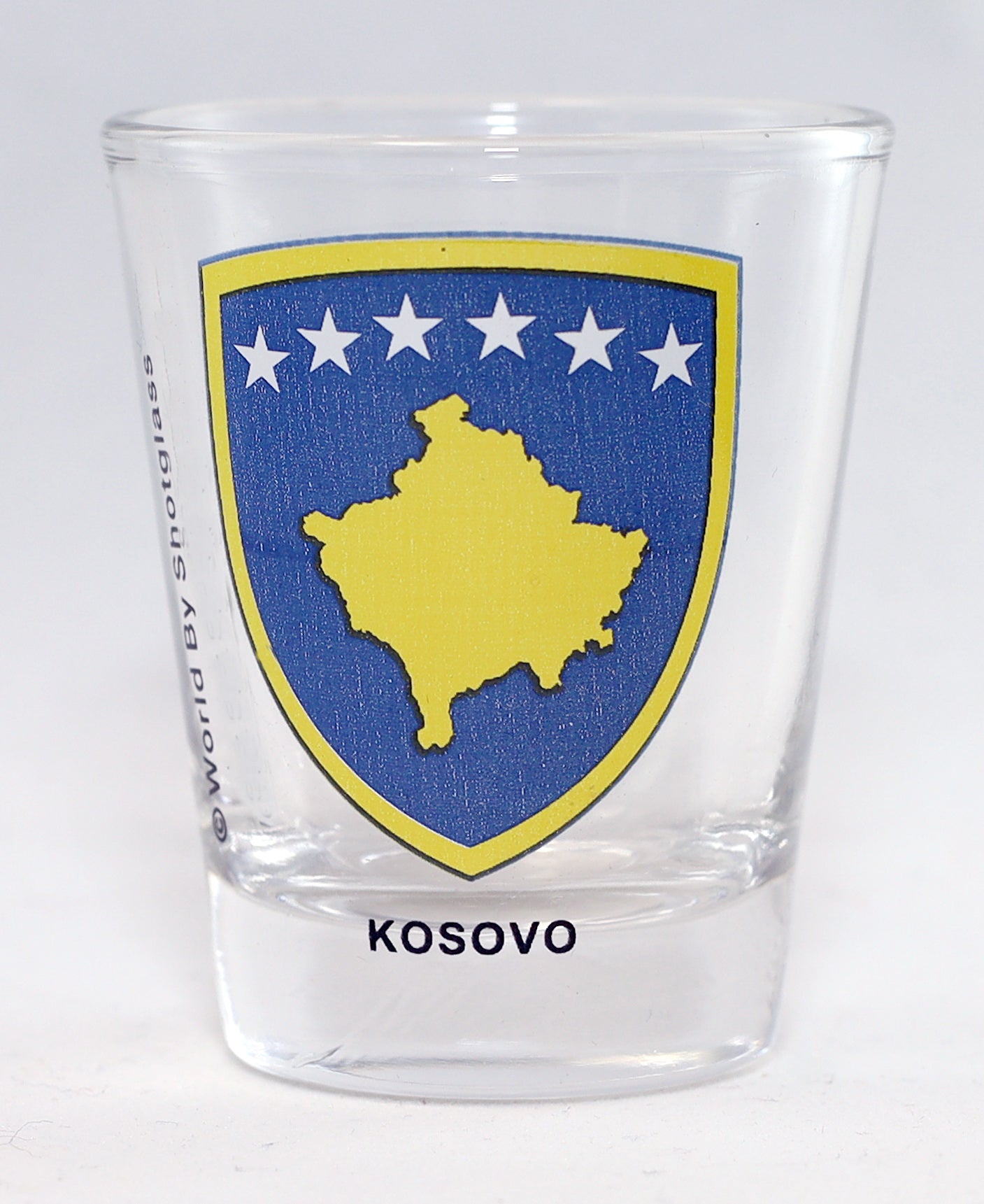 Kosovo Coat Of Arms Shot Glass