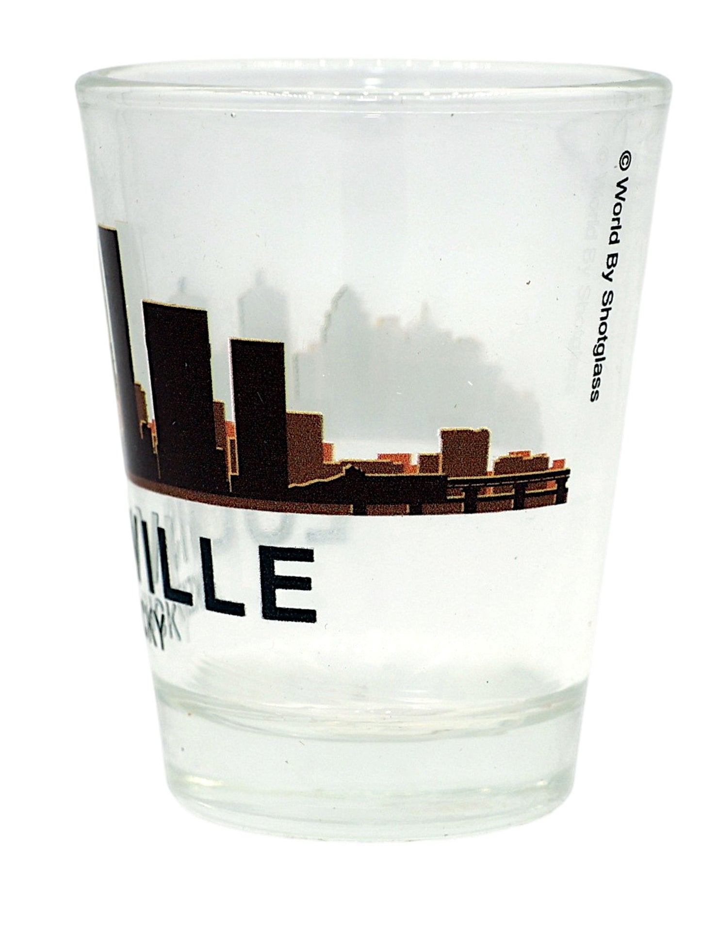 Louisville Kentucky Sunset Skyline Shot Glass