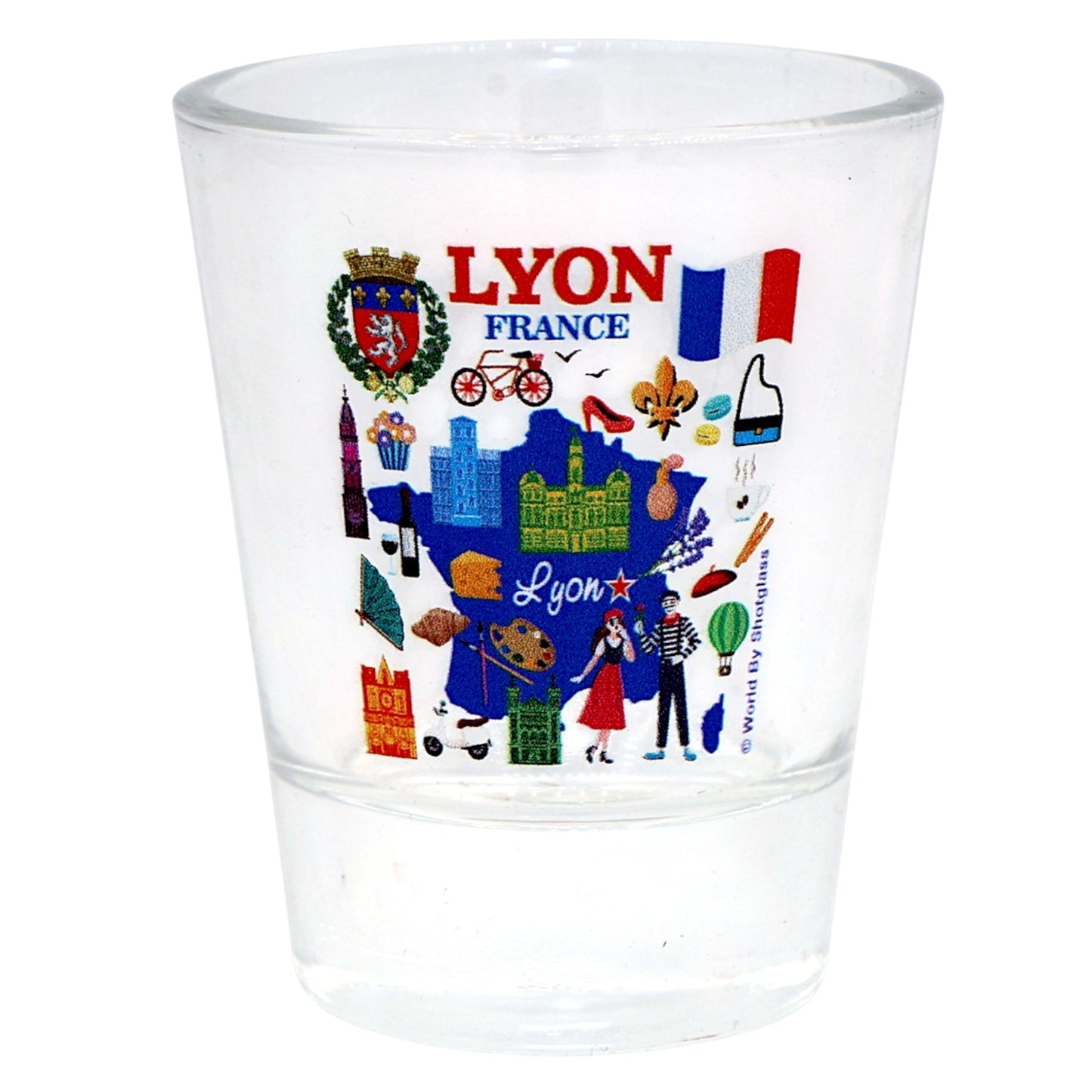 Lyon France Great French Cities Collection Shot Glass
