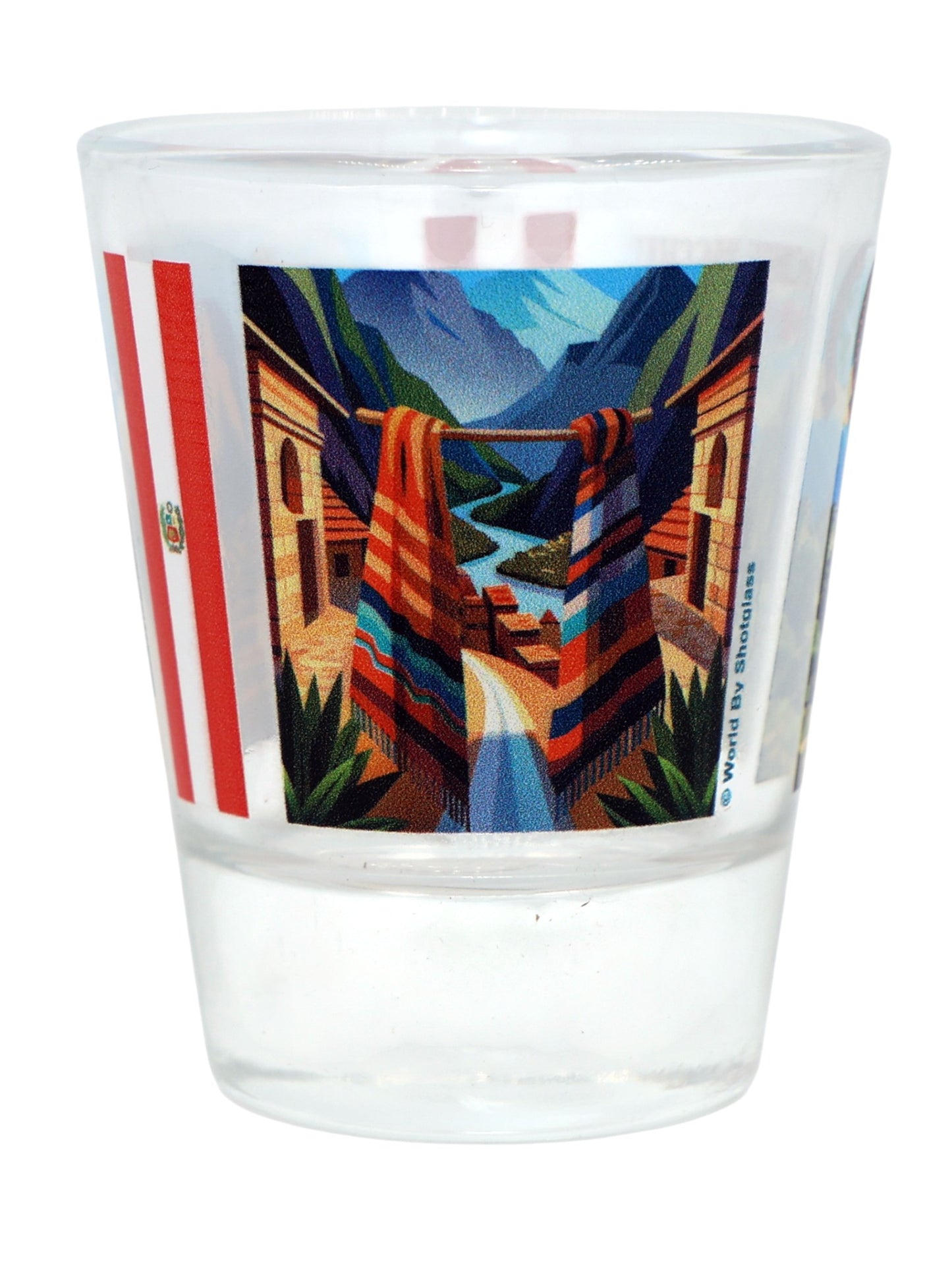 Machu Picchu Peru Wonders of the World Collection Shot Glass