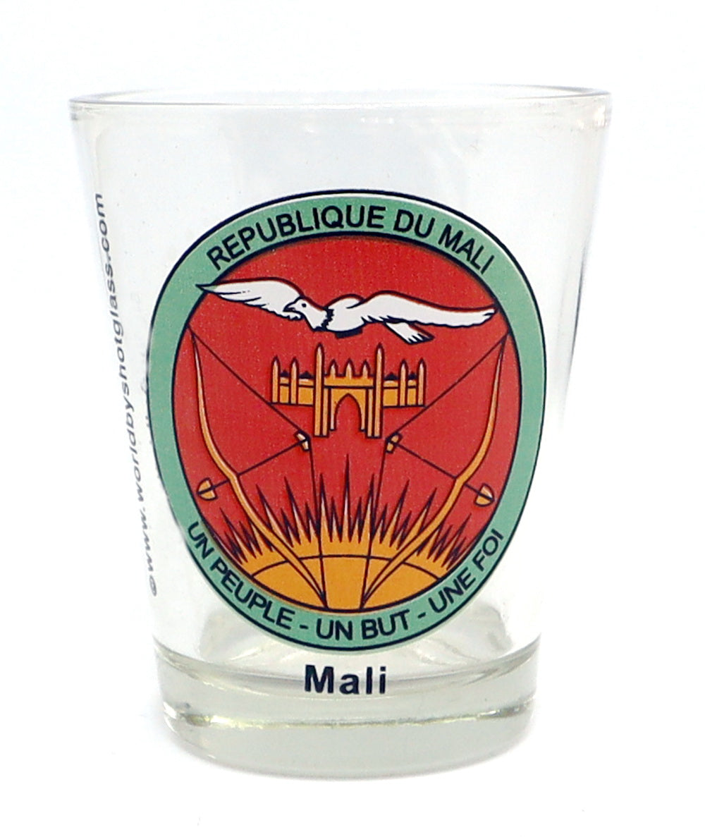 Mali Coat Of Arms Shot Glass