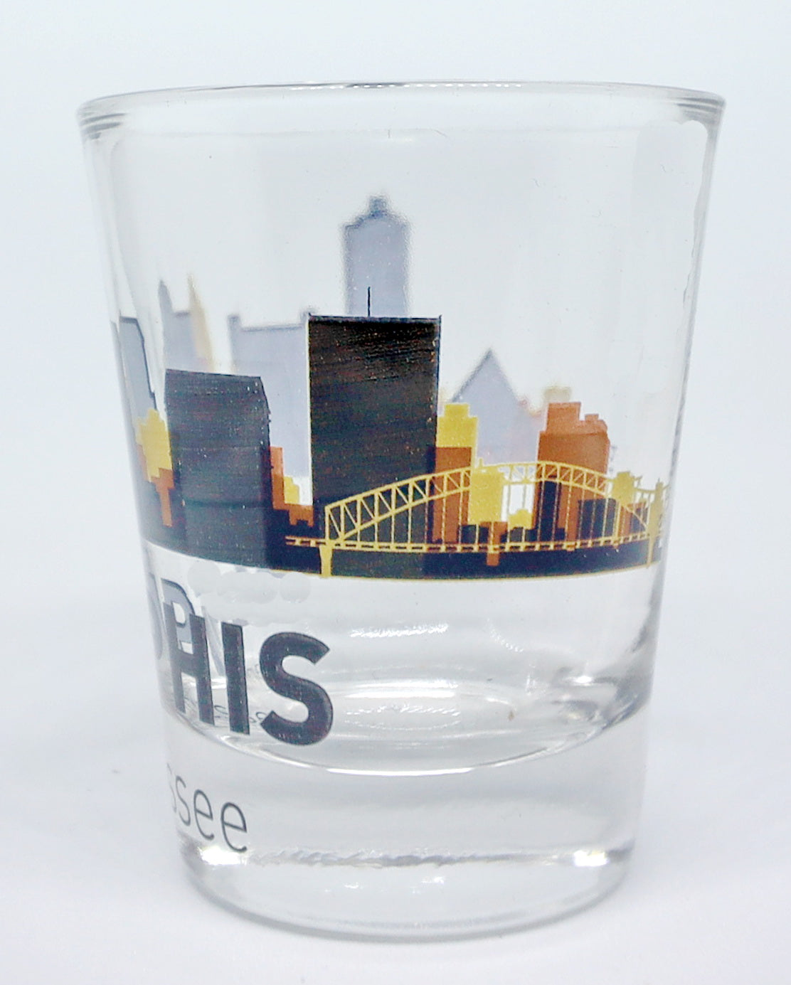 Memphis Tennessee Sunset Skyline Shot Glass
