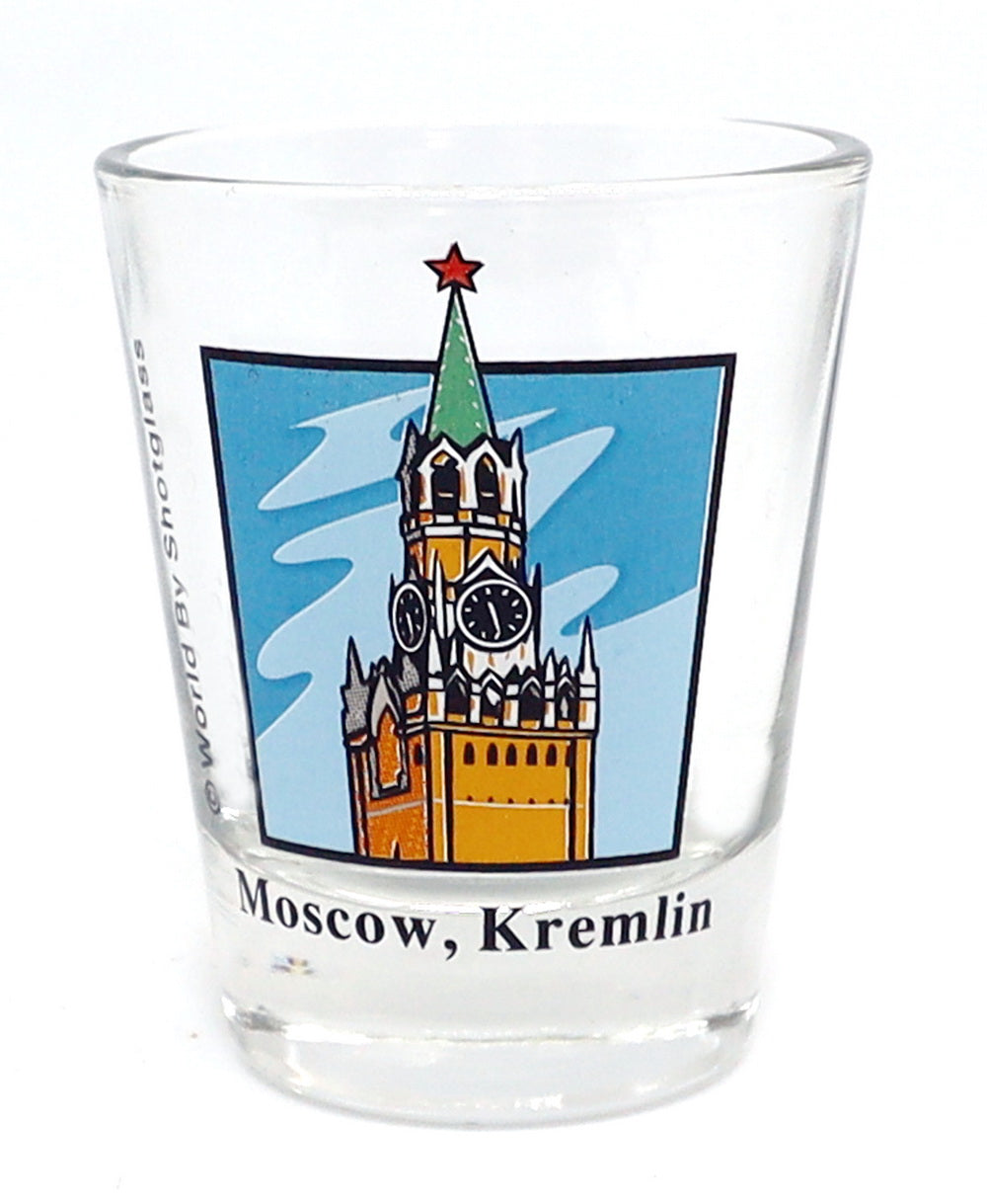 Moscow Russia Kremlin Shot Glass
