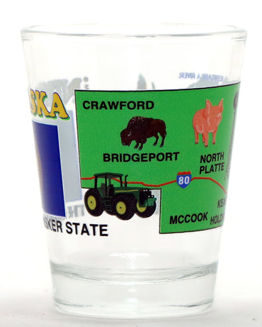 Nebraska The Cornhusker State All-American Collection Shot Glass