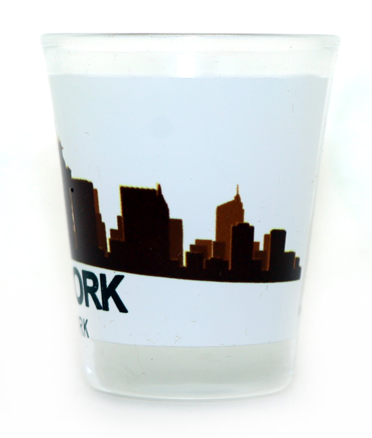 New York City Sunset Skyline Shot Glass