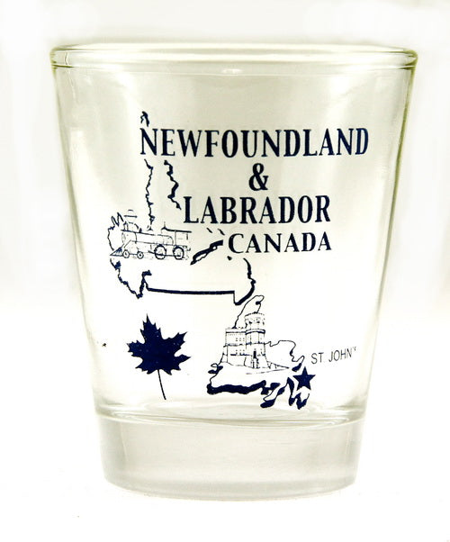 Newfoundland & Labrador Canada (5 in Series of 13) Shot Glass