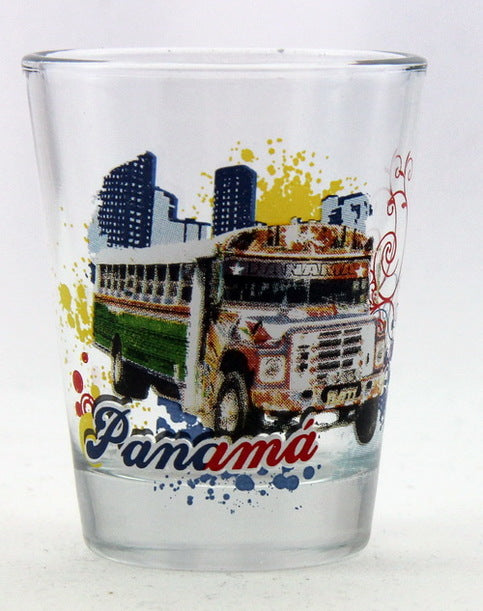 Panama Bus Shot Glass