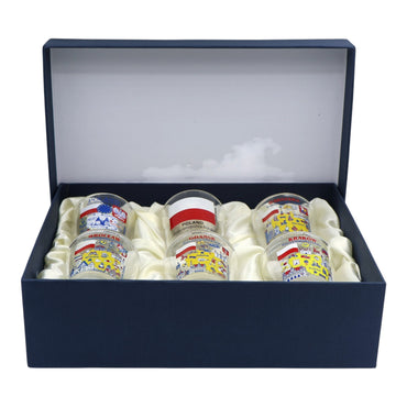 Poland Souvenir Boxed Shot Glass Set (Set of 6)