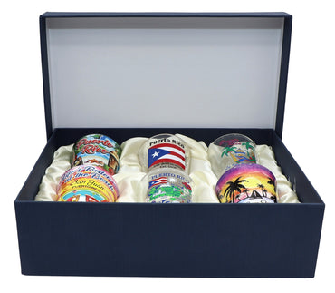 Puerto Rico Souvenir Boxed Shot Glass Set (Set of 6)