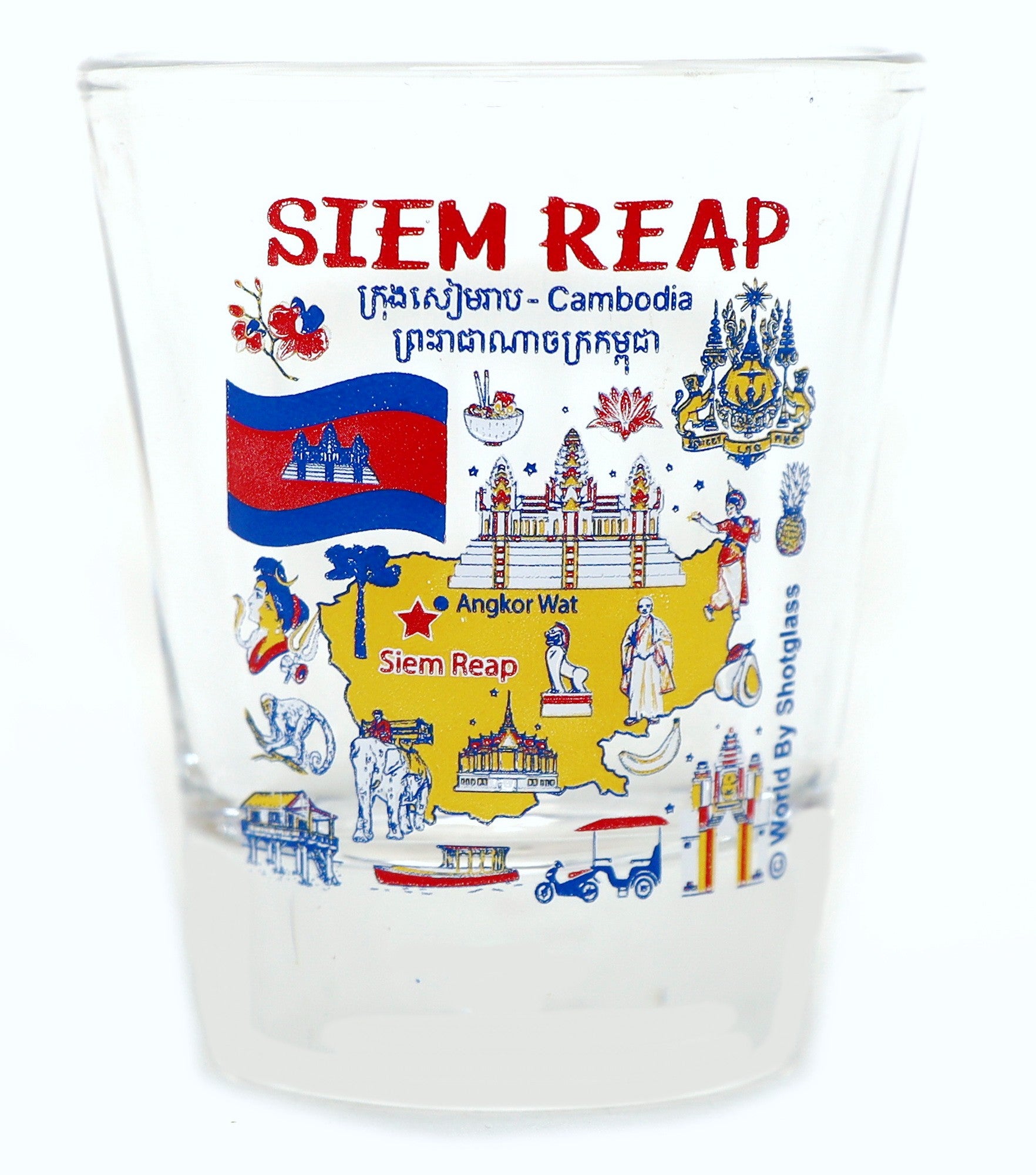 Malta Souvenir Shot Glass – Sammlerstück Mit Landmarks, 5,7 Cm Hoch