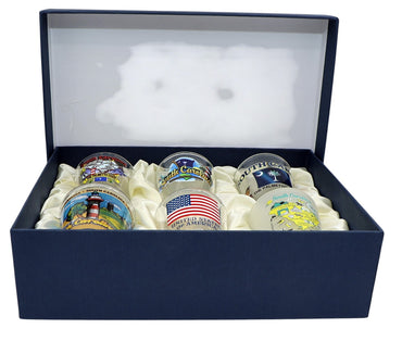 South Carolina United States USA Souvenir Boxed Shot Glass Set (Set of 6)