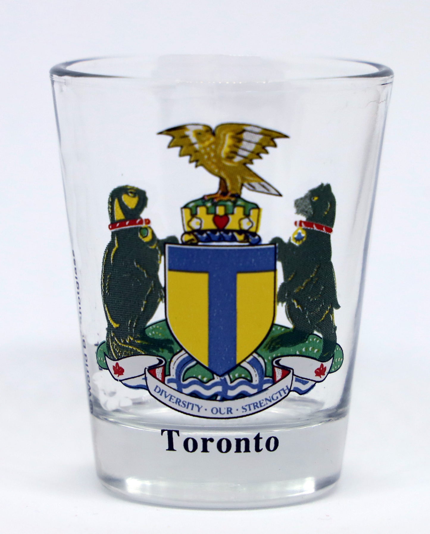 Toronto Ontario Canada Coat Of Arms Shot Glass