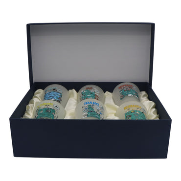 United States USA Mountain West States Souvenir Boxed Shot Glass Set (Set of 6)