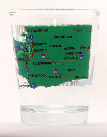 Washington The Evergreen State All-American Collection Shot Glass