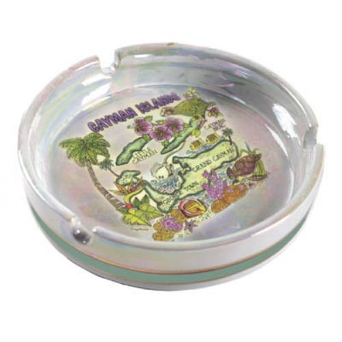 Cayman Islands Porcelain Ashtray 5"