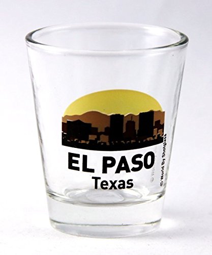 El Paso Texas Sunset Skyline New Shot Glass