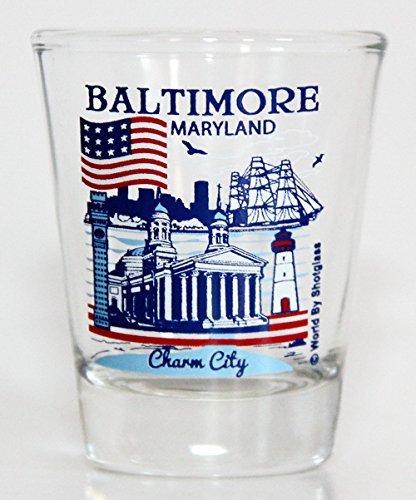 Baltimore Maryland Great American Cities Collection Shot Glass