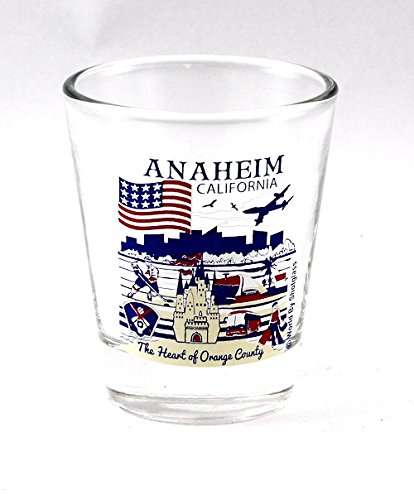Anaheim California Great American Cities Collection Shot Glass