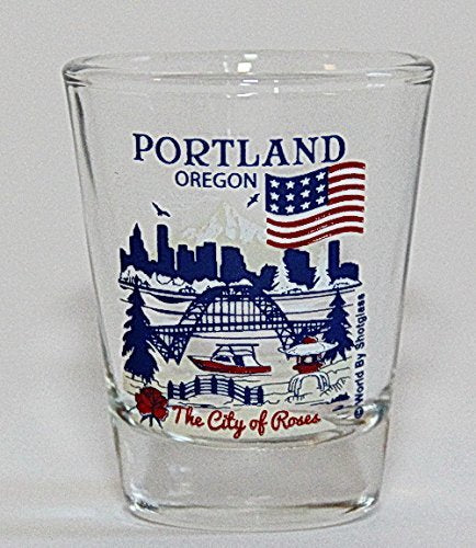 Portland Oregon Great American Cities Collection Shot Glass