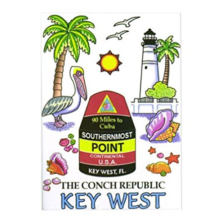 Key West Florida Southernmost Point Fridge Collector's Souvenir Magnet 2.5 inches X 3.5 inches