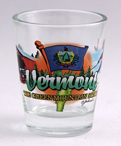 Vermont Green Mountain State Elements Shot Glass