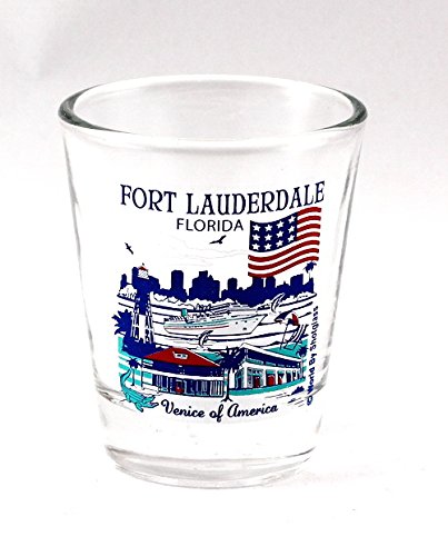 Fort Lauderdale Florida Great American Cities Collection Shot Glass