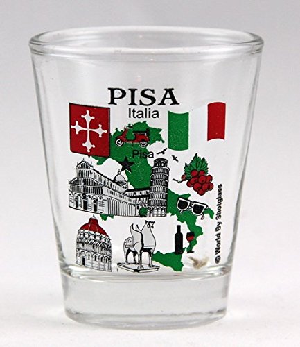 Pisa Italy Great Italian Cities Collection Shot Glass