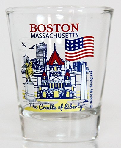 Boston Massachusetts Great American Cities Collection Shot Glass