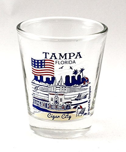 Tampa Florida Great American Cities Collection Shot Glass