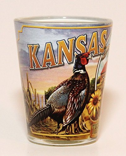 Kansas State Mural Shot Glass