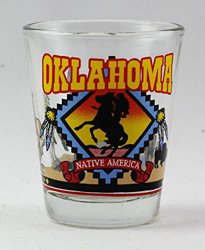 Oklahoma State Graphic Design Shot Glass