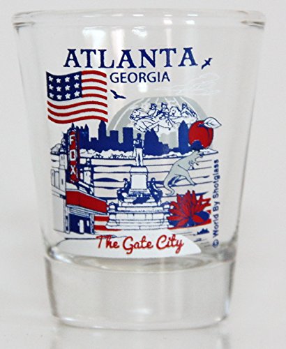 Atlanta Georgia Great American Cities Collection Shot Glass
