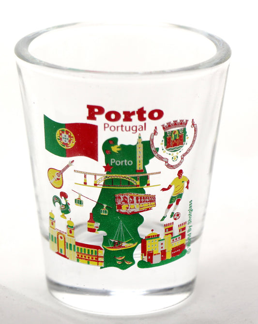 Porto Portugal Great Portuguese Cities Collection Shot Glass