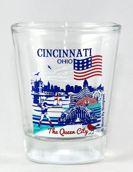 Cincinnati Ohio Great American Cities Collection Shot Glass