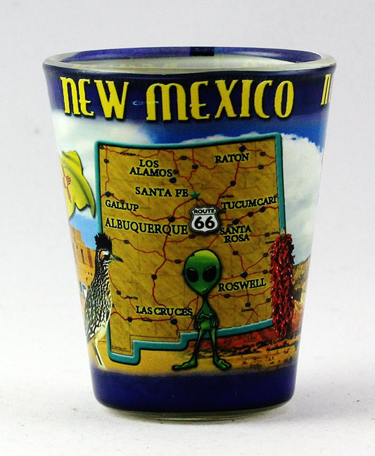 New Mexico State Collage Shot Glass rtp