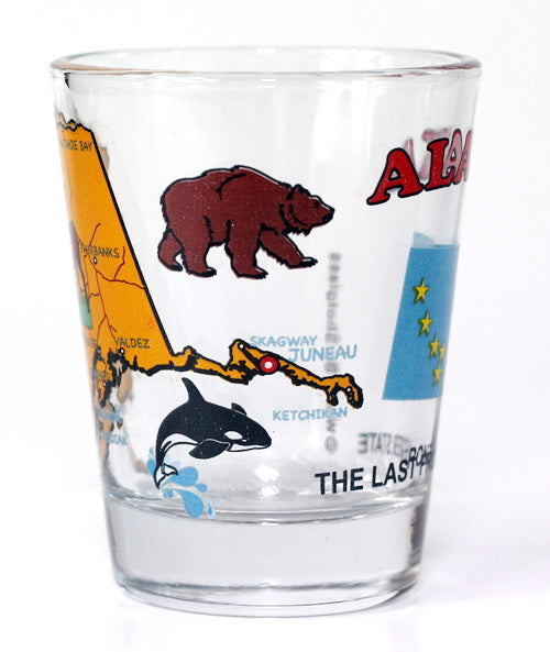 Alaska The Last Frontier State All-American Collection Shot Glass