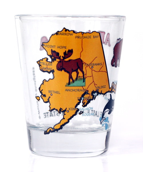 Alaska The Last Frontier State All-American Collection Shot Glass