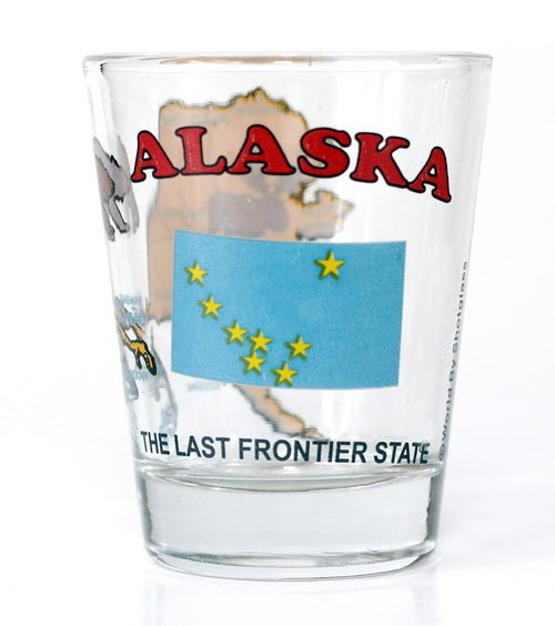 Alaska The Last Frontier State All-American Collection Shot Glass