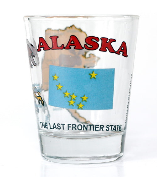 Alaska United States USA Souvenir Boxed Shot Glass Set (Set of 6)